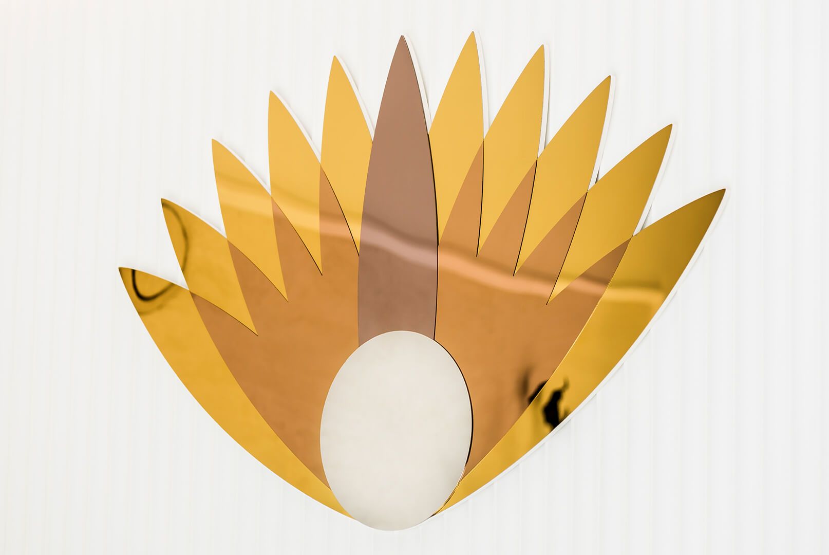 LA PERLA - Logo 3D in oro